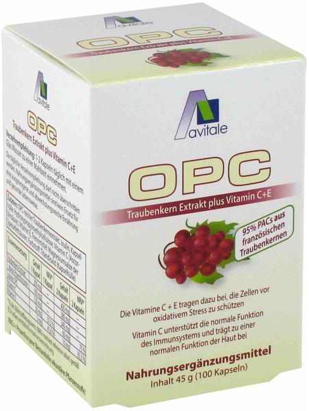 Avitale OPC Traubenkern Extrakt Kapseln (100 Stk.)