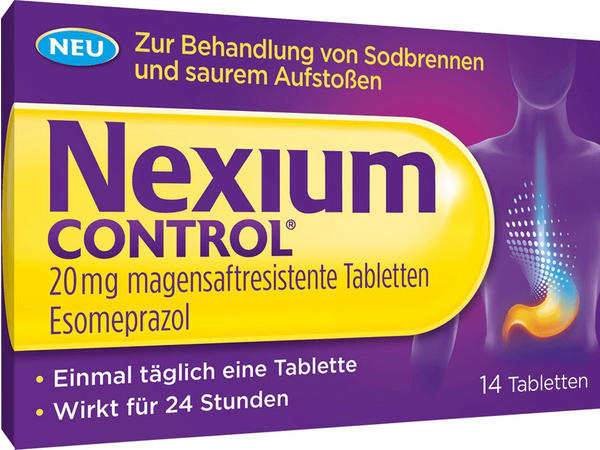 Nexium Control 20 mg magensaftresistente Tabletten (14 Stk.)