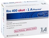 PZN-DE 03045316, Ibu 400 akut - 1 A Pharma Filmtabletten Inhalt: 50 St