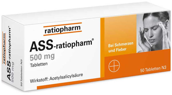 ASS 500 mg Tabletten (50 Stk.)