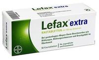 PZN-DE 02563836, Lefax extra Kautabletten 50 St, Grundpreis: &euro; 0,22 / St&uuml;ck