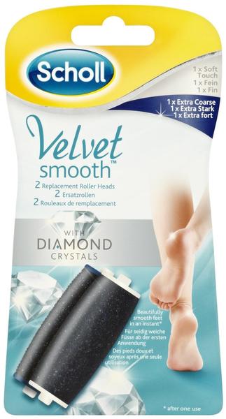 Scholl Velvet Smooth Express Pedi Diamond Ersatzrollen Extra Stark/Fein (2 Stk.)