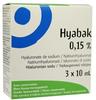 Hyabak Augentropfen 3X10 ml