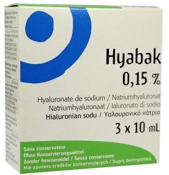 Hyabak Augentropfen (3 x 10 ml)