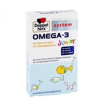 Doppelherz Omega-3 Junior Gel-Tabletten 60 St.