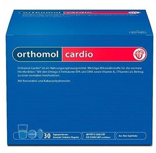 Orthomol Cardio Kombipackung Granulat & Kapseln (30 Stk.)