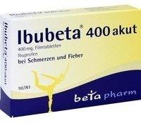 PZN-DE 00179720, betapharm Arzneimittel Ibubeta 400 Akut 10 ST