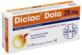 Diclac Dolo 25 mg überzogene Tabletten (20 Stk.)