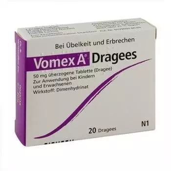 Vomex A Dragees N (20 Stk.)