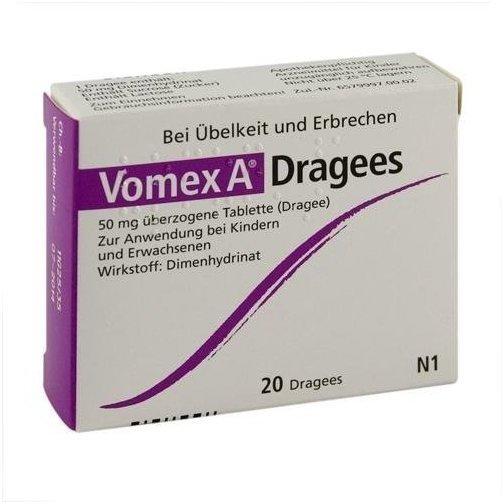 Vomex A Dragees N (20 Stk.) Test ❤️ Jetzt ab 4,28 € (April 2022)  Testbericht.de