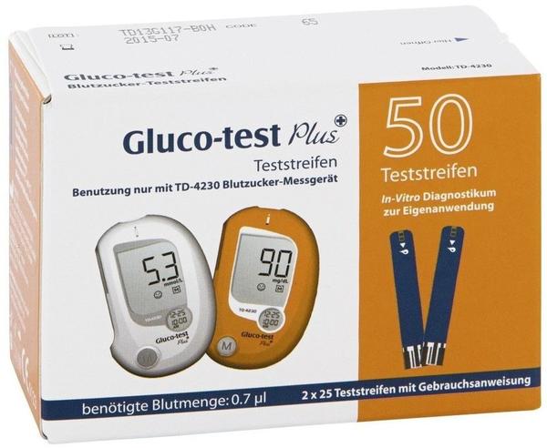 Esparma Gluco Test Plus Blutzuckerteststreifen (50 Stk.)