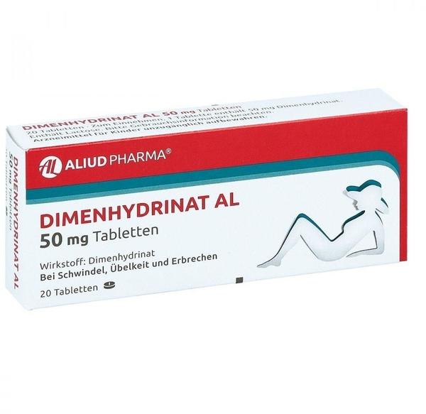 Dimenhydrinat Al 50 mg Tabletten (20 Stk.)