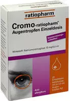 Cromo-ratiopharm Augentropfen Einzeldosis 20X0,5 ml