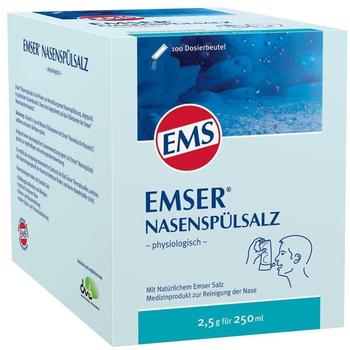 Emser Nasenspülsalz physiologisch Beutel (100 Stk.) Emser Nasenspülsalz physiologisch Beutel (100 Stk.)
