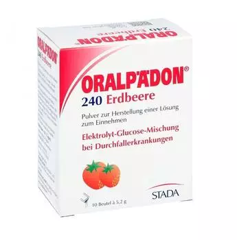 Oralpaedon 240 Pulver Erdbeer Beutel (10 Stk.) Oralpaedon 240 Pulver Erdbeer Beutel (10 Stk.)