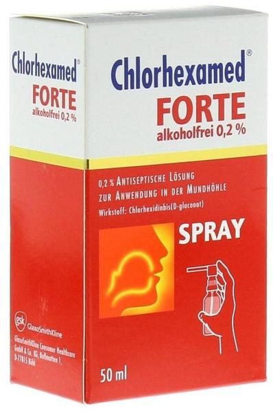 GlaxoSmithKline Chlorhexamed FORTE alkoholfrei 0.2% Spray