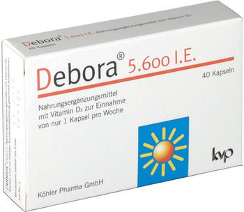 Köhler Pharma Debora 5.600 I.E. Kapseln (40 Stk.)