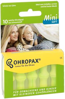 Ohropax mini soft Schaumstoff Stöpsel (10 Stk.)