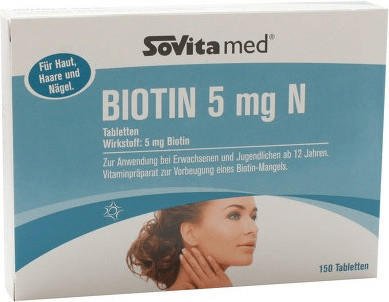 Sovita Med Biotin 5 mg N Tabletten 150 St.