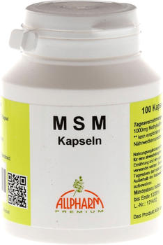 Allpharm MSM 500 mg Kapseln (100 Stk.)