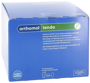 Orthomol Tendo Kombipackung Graulat + Kapseln + Tabletten (30 Stk.)