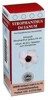 Sanum-Kehlbeck Strophanthus D 4 Sanum Tabletten (80 Stk.)