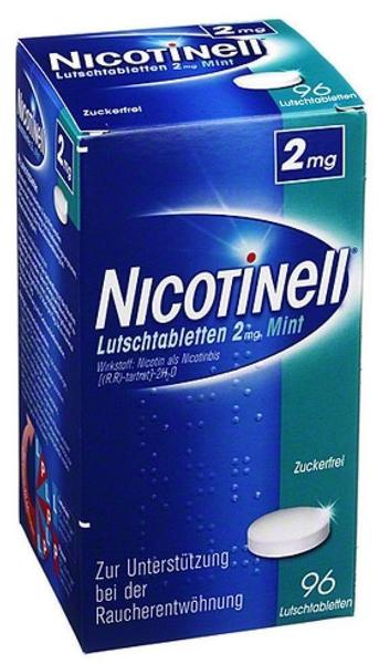 Nicotinell Lutschtabletten 2 mg Mint (96 Stk.)