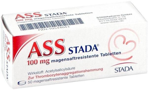 ASS 100 magensaftresistente Tabletten (50 Stk.)