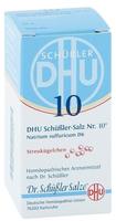 DHU Sch&uuml;&szlig;ler-Salz Nr. 10 Natrium sulfuricum D6 Globuli 10 g