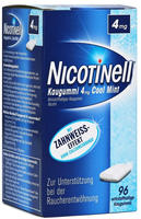 PZN-DE 06580375, NICOTINELL Kaugummi 4 mg Cool Mint (Minz-Geschmack) Inhalt: 96...