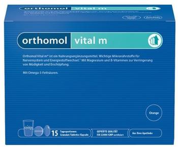 Orthomol Vital M Kombipackung Orange Granulat & Kapseln (15 Stk.)