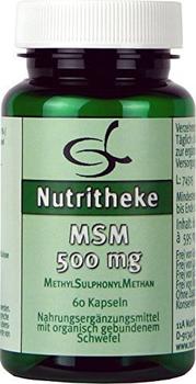 11 A Nutritheke MSM 500 mg Kapseln (60 Stk.)