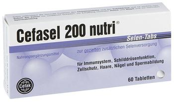 Cefak KG Cefasel 200 nutri Selen Tabs Tabletten (60 Stk.)