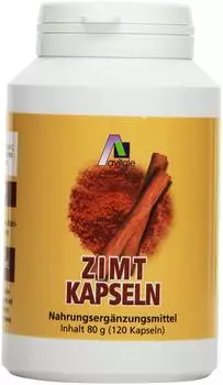 Avitale Zimtkapseln 500 mg+Vitamin C+E (120 Stk.)