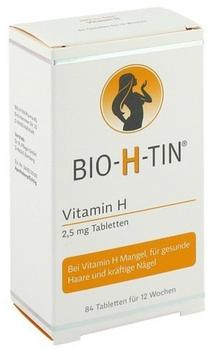 BIO-H-TIN Vitamin H 2,5 mg f&uuml;r 12 Wochen Tabletten (84 Stk.)