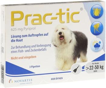 Novartis Prac-tic für große Hunde 22-50kg 3 Pipetten