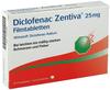 PZN-DE 10273638, Zentiva Pharma Diclofenac Zentiva 25 mg Filmtabletten, 20 St,