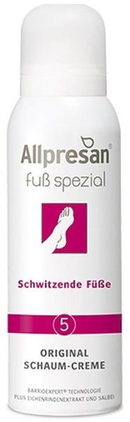 Allpresan Fuss spezial 5 Original Schaum-Creme Schwitzende Füße (125 ml)