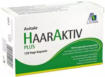 Avitale Haaraktiv Plus Vegi Kapseln (120 Stk.)