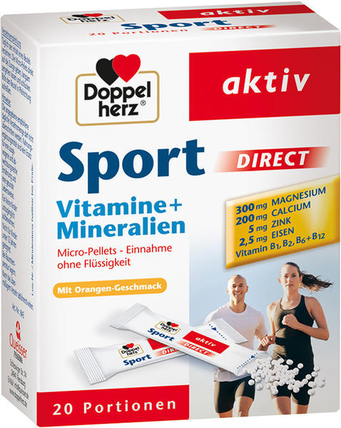 Doppelherz aktiv Sport Direct Vitamine + Mineralien (20 Stk.)