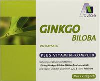 PZN-DE 02909335, Avitale Ginkgo 100 mg Kapseln + B1 + C + E 112.3 g, Grundpreis: