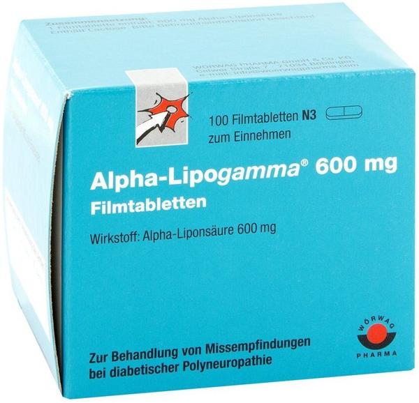 Alpha Lipogamma 600 mg Filmtabletten (100 Stk.)