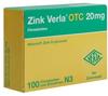 PZN-DE 03000549, Verla-Pharm Arzneimittel Zink Verla OTC 20 mg, 100 St,...