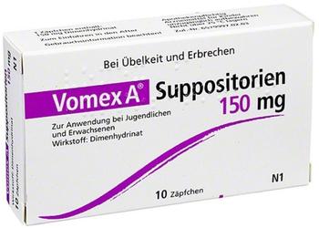 Vomex A 150 mg Suppositorien (10 Stk.)