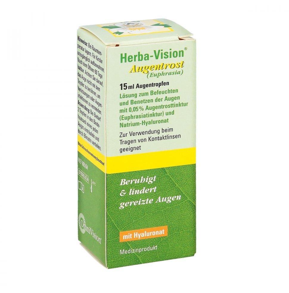Omnivision Herba Vision Augentrost Augentropfen (15 ml) Test  Testbericht.de-Note: 10/100 vom (Juli 2023)