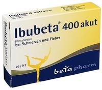 PZN-DE 00179737, betapharm Arzneimittel Ibubeta 400 Akut 20 ST