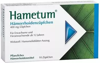 Hametum H&auml;morrhoiden Z&auml;pfchen (10 Stk.)