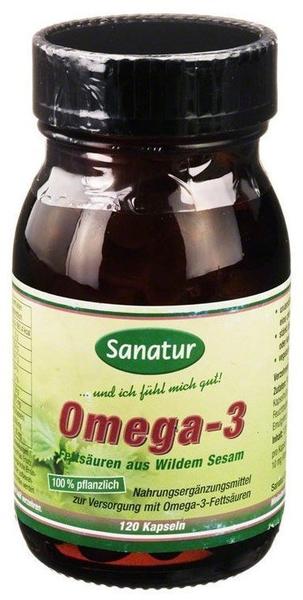 Sanatur Omega 3 Fettsaeuren 100% pflanzlich (120 Stk.)