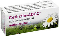 CETIRIZIN ADGC Allergietabletten 50 St