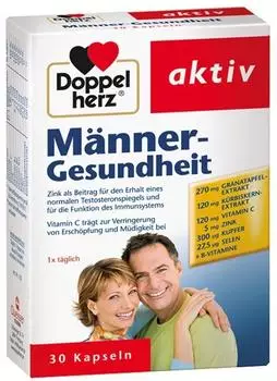 Queisser Doppelherz M&auml;nner Gesundheit Kapseln (30 Stk.)